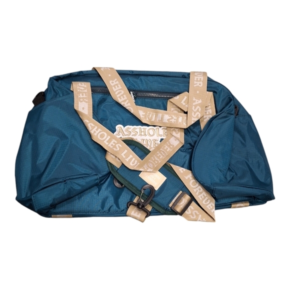 ALF Emotional Baggage Teal/Gold Duffle Bag - Picture 2 of 2